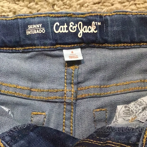 Boys size 6 cat&jack skinny fit jeans - Picture 3 of 3